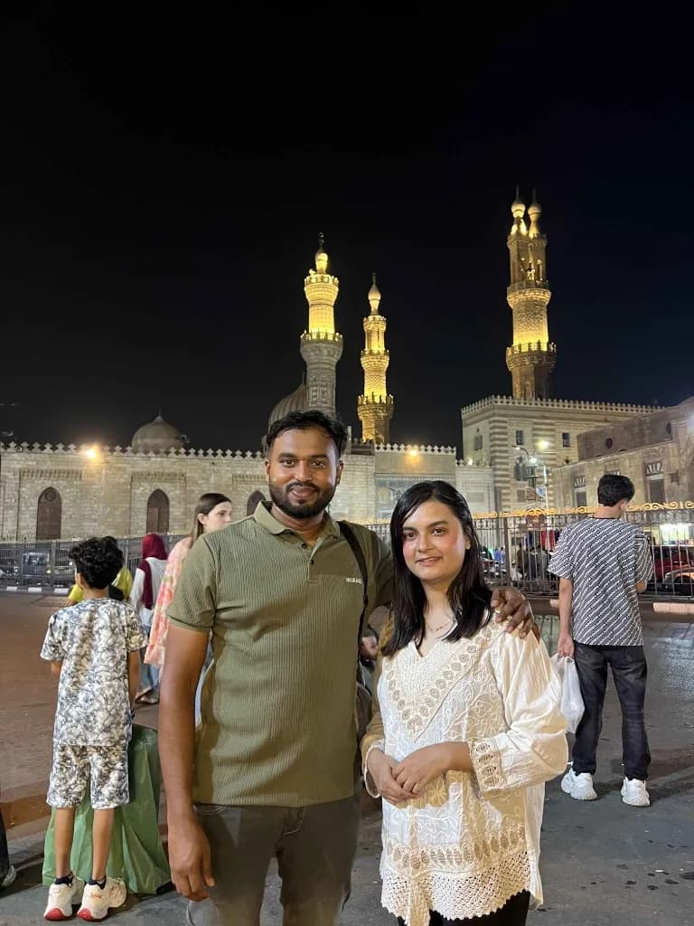 Mr & Mrs Sezan at Khan el-Khalili Bazaar